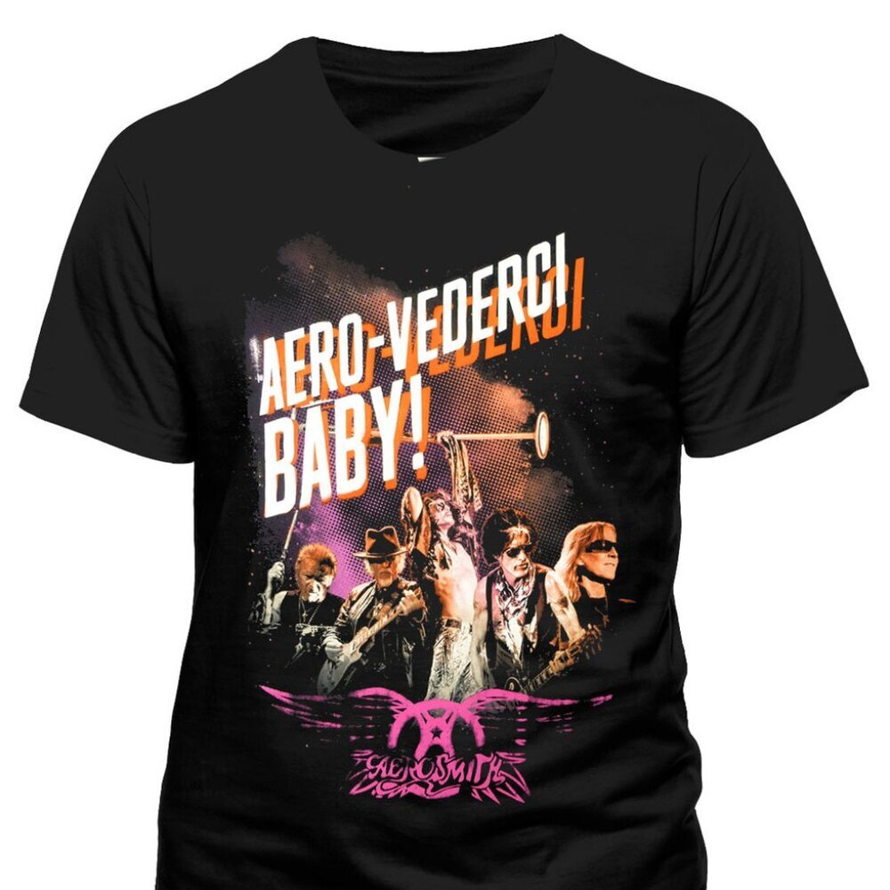 Aerosmith Aero-Vederci Baby T-Shirt Classic Rock Band Fan Tee 05